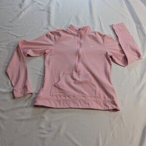 Nike Size Small Pink Half-Zip Pullover